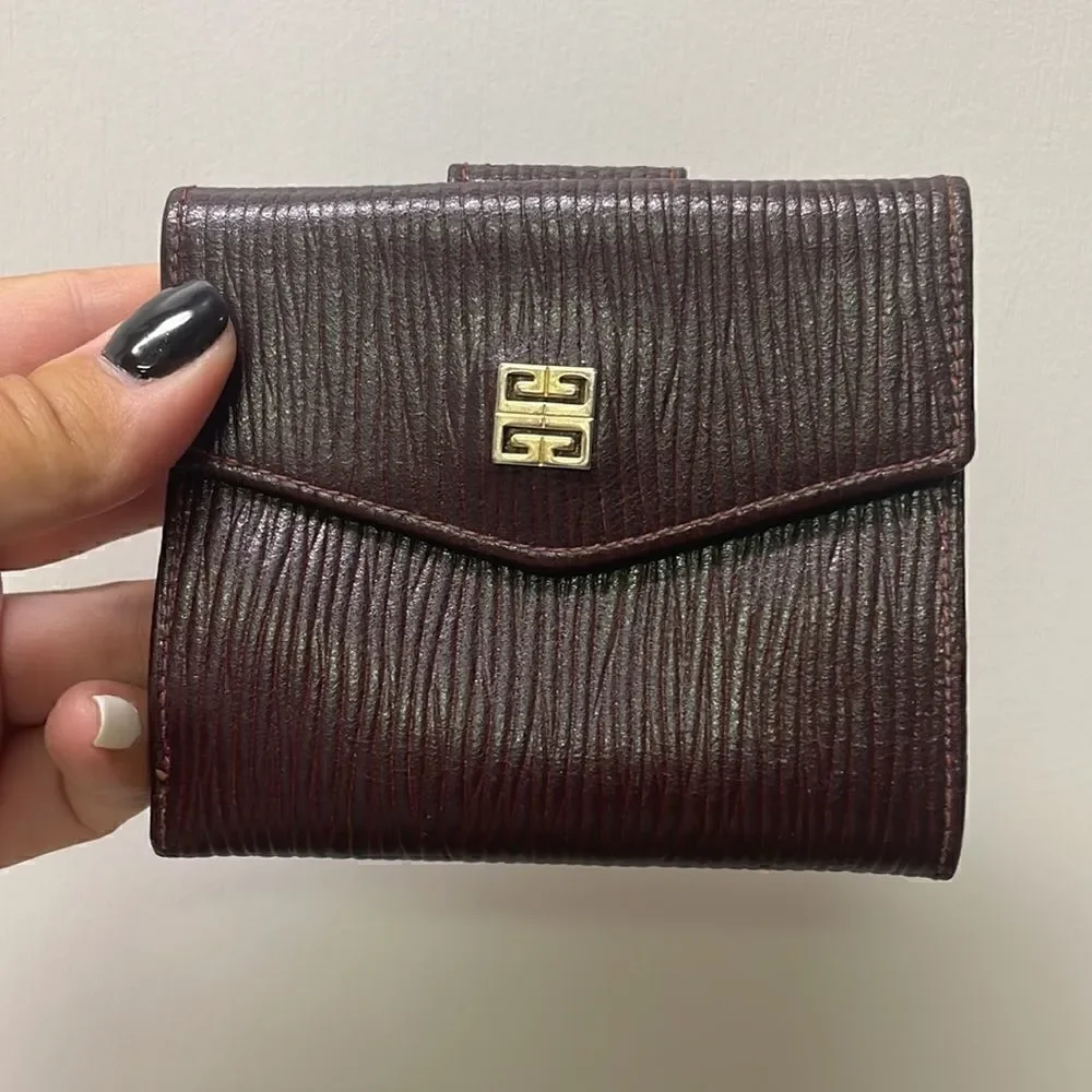 Givenchy Maroon Wallet
